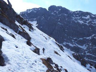 Il traverso innevato.