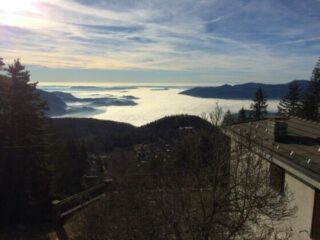 Da Pian di sole un lago di....nubi.