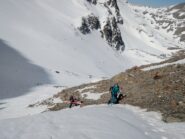 Primo tratto ripido visto da sopra