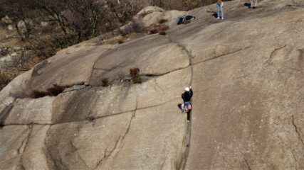 Ele sul diedro del terzo tiro.