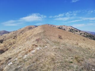Pochi metri sotto la cima