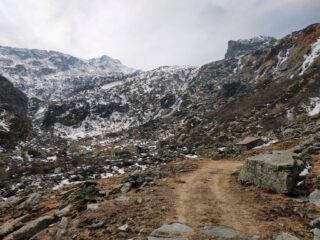 Dove finisce la sterrata, Alpe Balme.