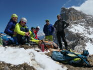 Sosta in prossimità della forcella