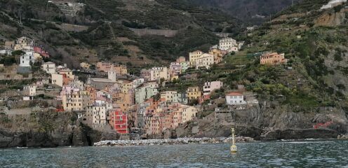 Arrivo in battello a Riomaggiore