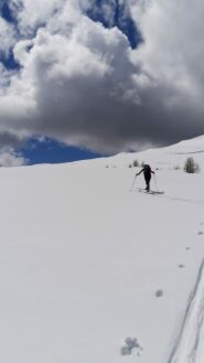 in salita quasi in cima