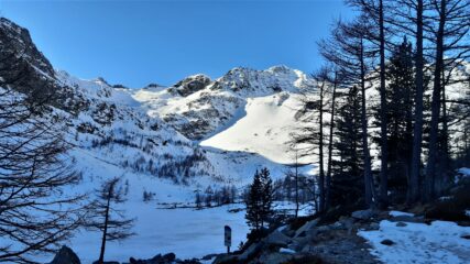 Arrivo al lago d'Arpy