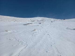 Ultimi metri per la cima