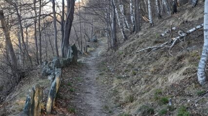 Sentiero per fontana Barale
