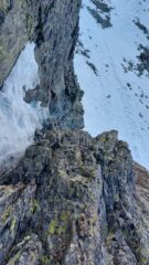 Dopo il primo tiro, guardando verso il basso