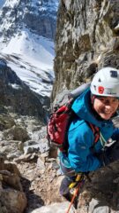 A circa metà cresta