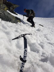 Salita finale per cresta sommitale 