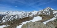 panorama con il Bianco dalla cima