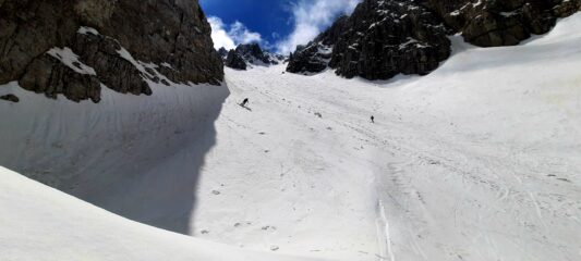 Il sole torna ad illuminare la ns discesa