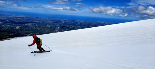 Seconda discesa sulle piste chiuse 