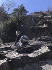 Francesca sugli strapiombini