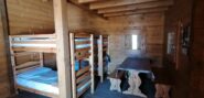 Interno del bivacco