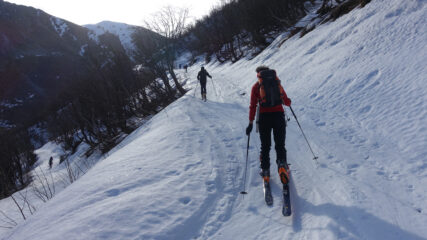 Strada per il vallone delle Rocche Serpentera