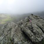 sulla cima della rocca
