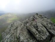 sulla cima della rocca
