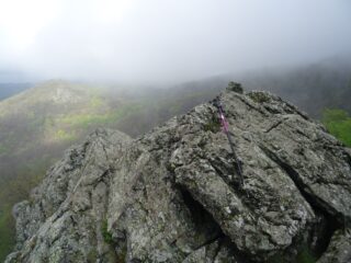 sulla cima della rocca