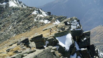 Ultimi metri prima della vetta