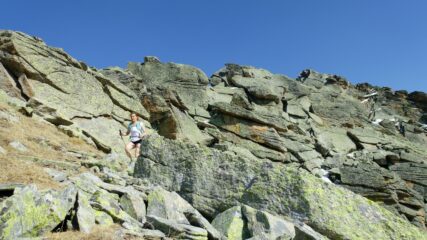 Scendendo verso il passo dell'Alpuggio