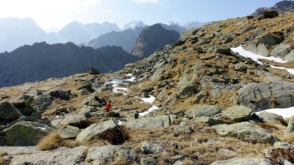 Ormai nei pressi del passo dell'Alpuggio