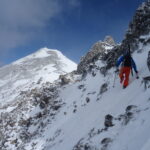 Sulla cresta verso la Chalanche Ronde