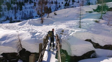 Buon innevamento in zona