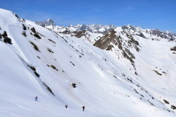 Discesa dal Colle di Vertosan