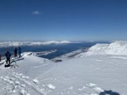 Vista sul fiordo dai pendii superiori 