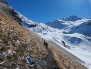 Scendendo dal colle di Croux
