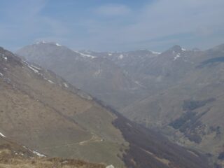 situazione verso il colle di Valcavera