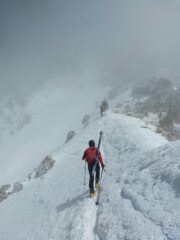 Verso l'attacco della direttissima
