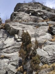 Foto dalla sosta, dopo il primo tiro