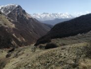 ancora un bel panorama verso le Marittime scendendo