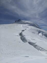 Grande crepaccio sotto colle Gnifetti