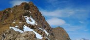 pochissima neve per la salita finale