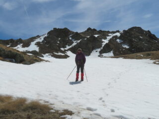 neve sul pianoro prima della cima