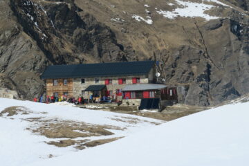 rifugio Benevolo affollato