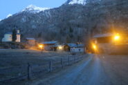 il villaggio di Revers al mattino presto