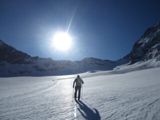 verso il col del Mont Brule'...