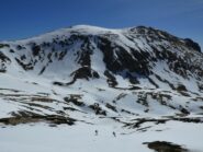 Prima discesa a sud sotto il Bec Rouge. 