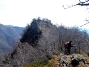 Cima della Gavosa dalla dorsale dopo la Sella dell'Oca.