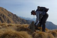 Ricostruendo l'ometto di vetta alla Saler