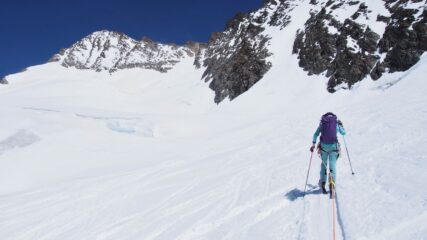 Verso il deposito sci