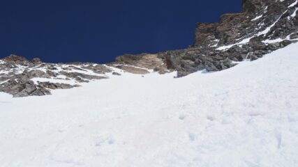 Il canale dal deposito sci
