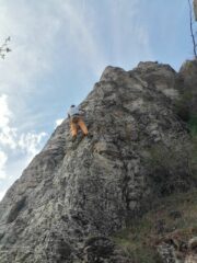 Davidbe su Spigolo Lunatico 5b