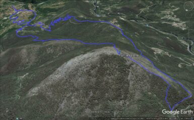 Percorso con discesa classica sul 352