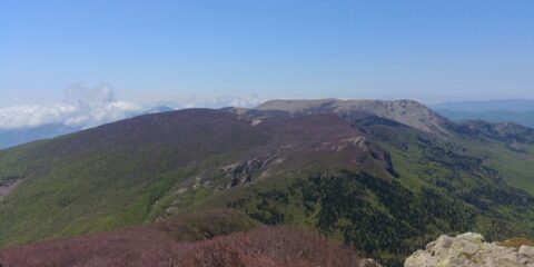 Dalla vetta verso il Monte Aiona